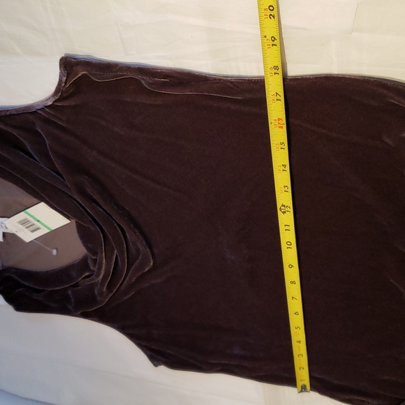 Calvin Klein NEW Silk Blend Velour Velvet Midi Dress Cowl Drape Neck Size 8 NWT - Picture 5 of 13